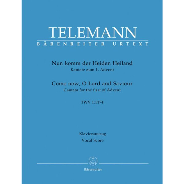 Nun komm der Heiden Heiland TVWV1:1174