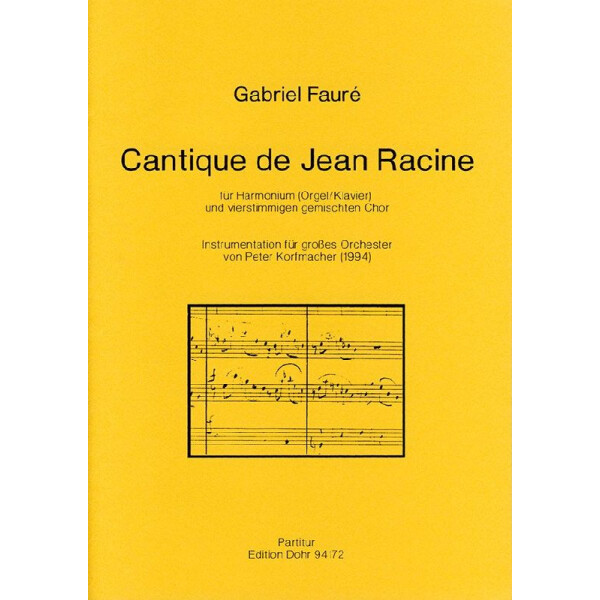 Cantique de Jean Racine