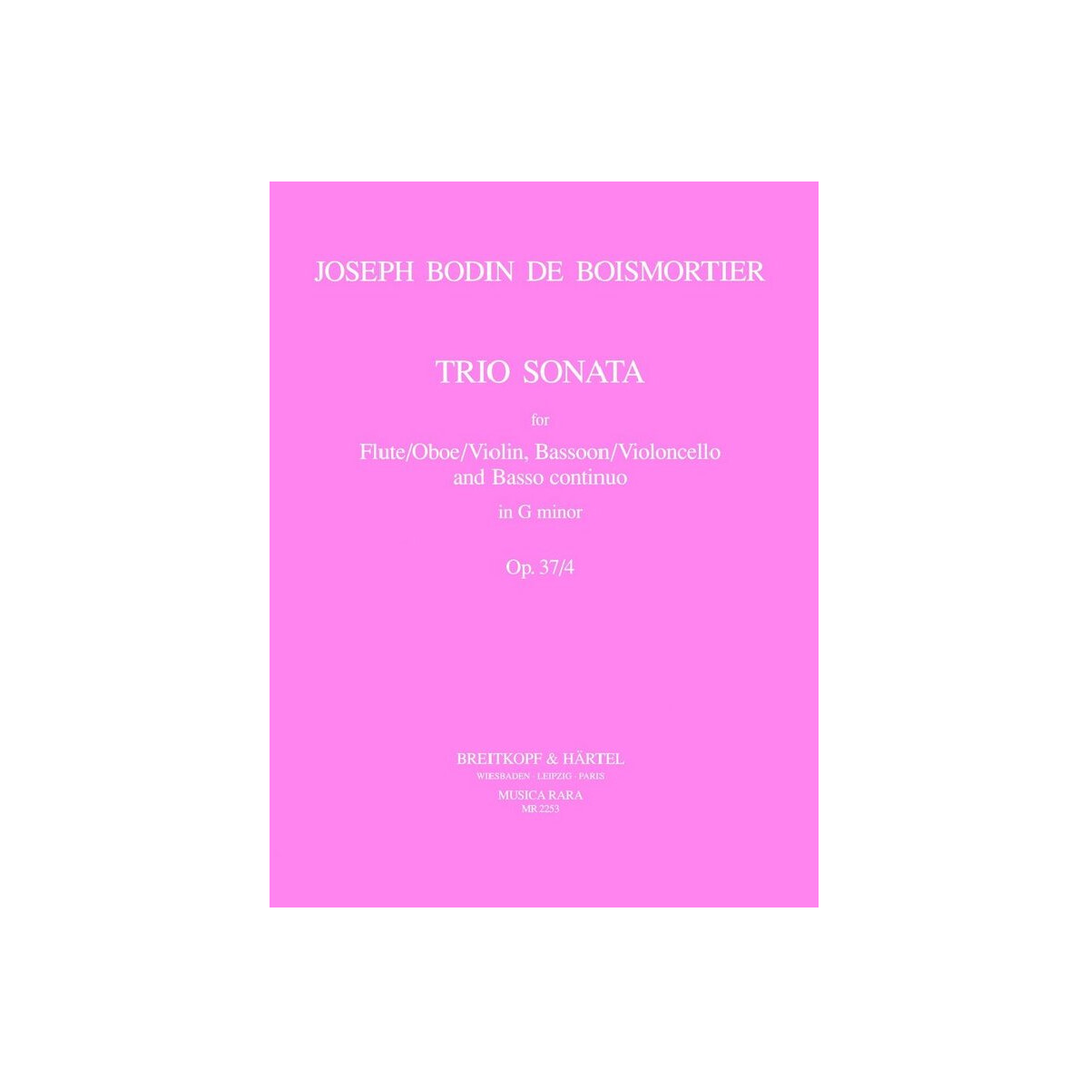 Triosonate g-Moll op.37,4