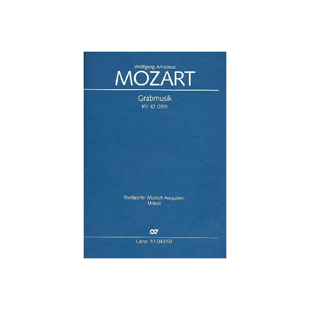 Grabmusik KV42 (KV35a) f&uuml;r Soli,