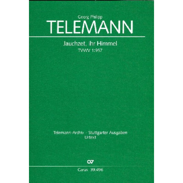 Jauchzet ihr Himmel TMV1,957 Kantate