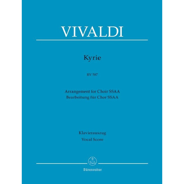 Kyrie RV587 für Frauenchor und Orchester