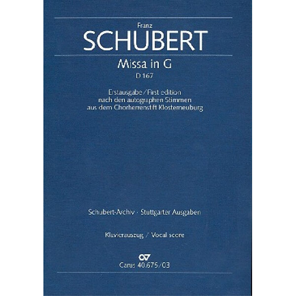 Missa G-Dur D167