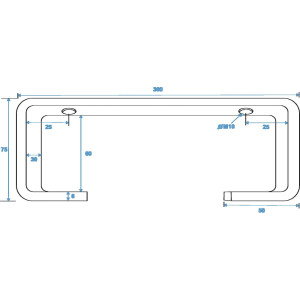 Eurolite TCH-50/30 C-Haken silber