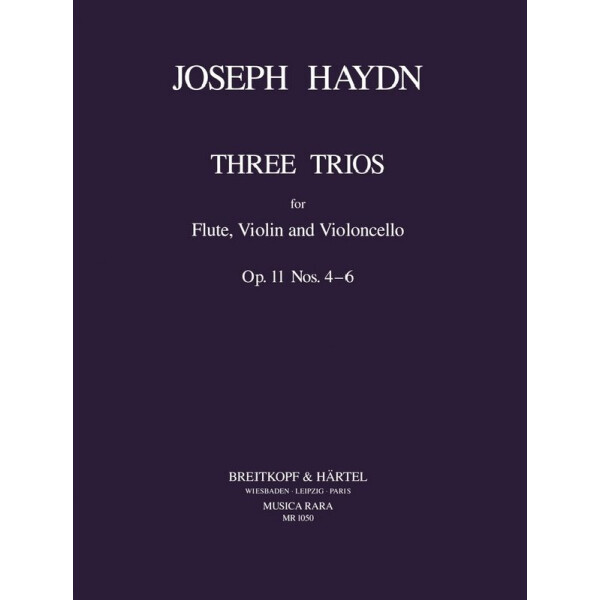 3 Flötentrios op.11Band 2 (Nr.4-6)