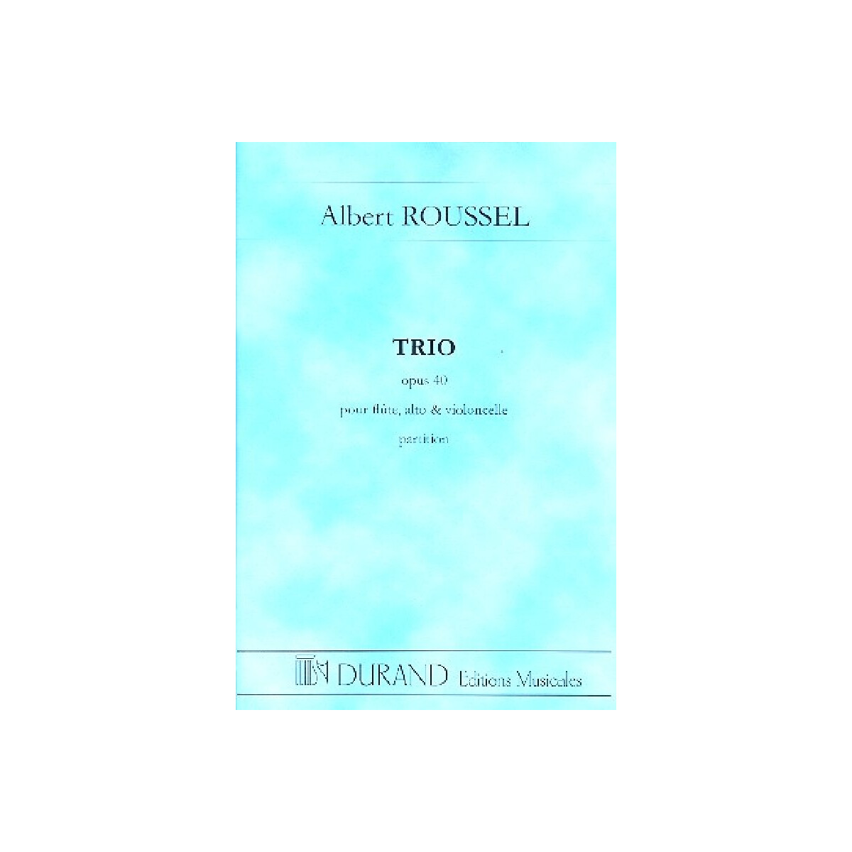 Trio op.40 pour flûte, alto et