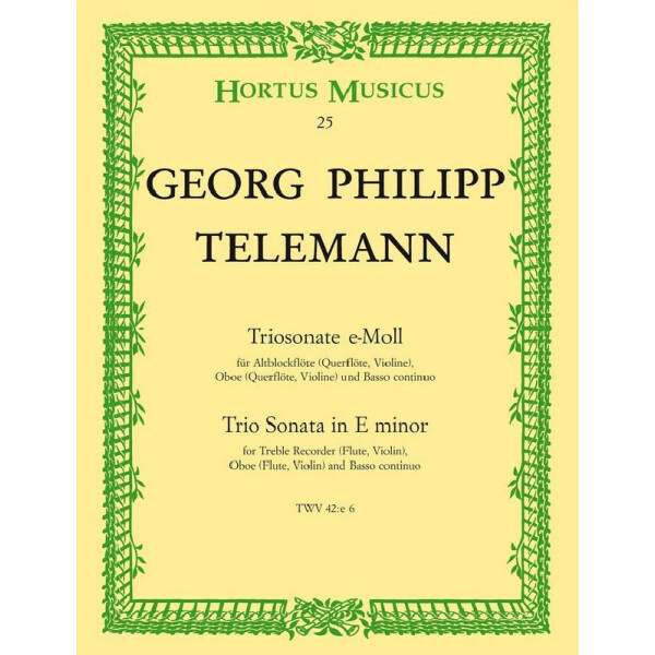 Triosonate e-Moll für