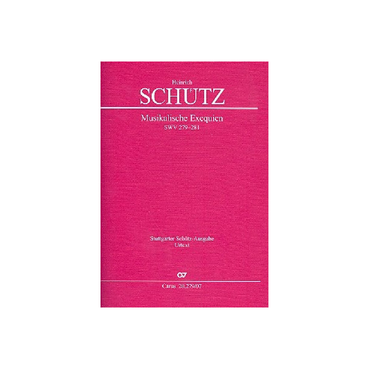 Musikalische Exequien SWV279-281