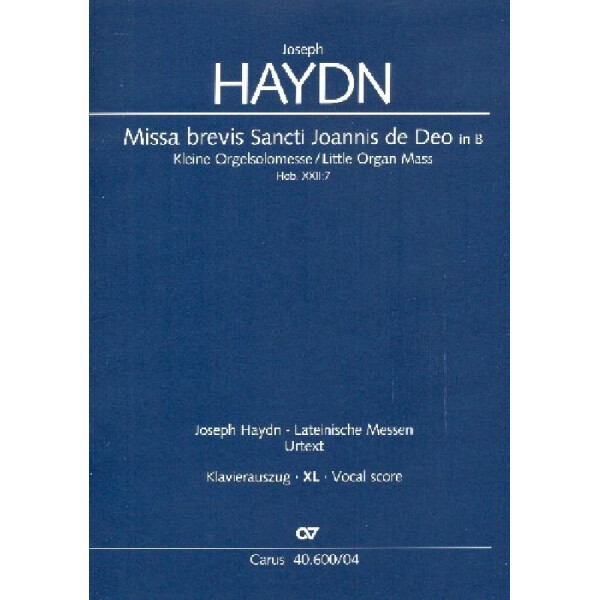 Kleine Orgelmesse B-Dur Hob.XXII:7