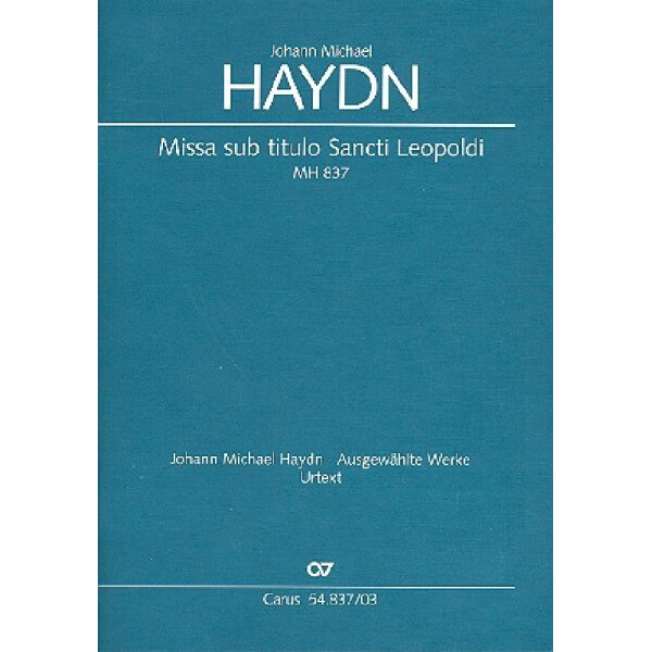 Missa sub Titulo Sancti Leopoldi MH837