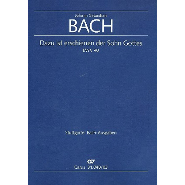 Dazu ist erschienen der Sohn Gottes