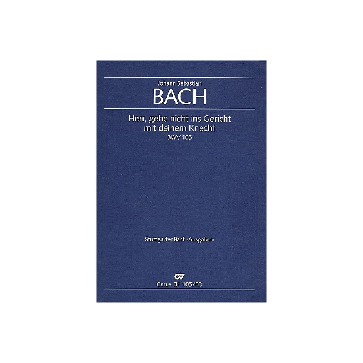 Herr gehe nicht ins Gericht mit deinem Knecht