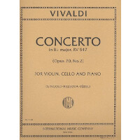 Concerto B Flat Major for violin, cello and