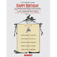 Happy Birthday Geburtstagsmenue