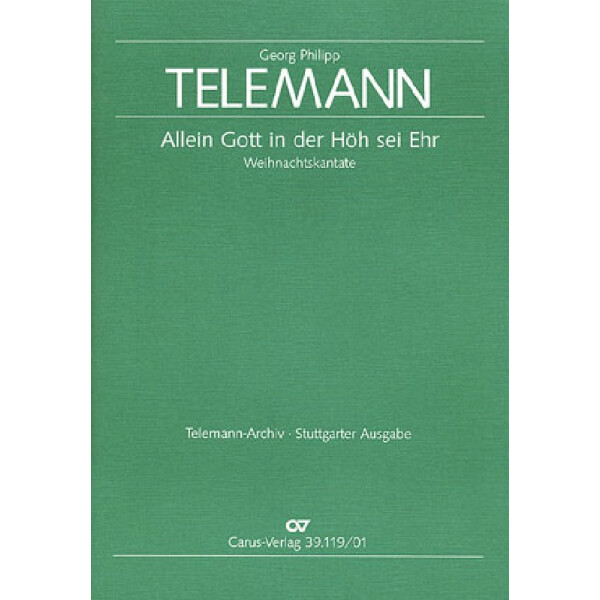Allein Gott in der Höh sei Ehr