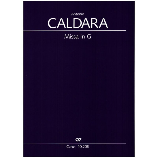 Missa G-Dur für Soli (SATB),