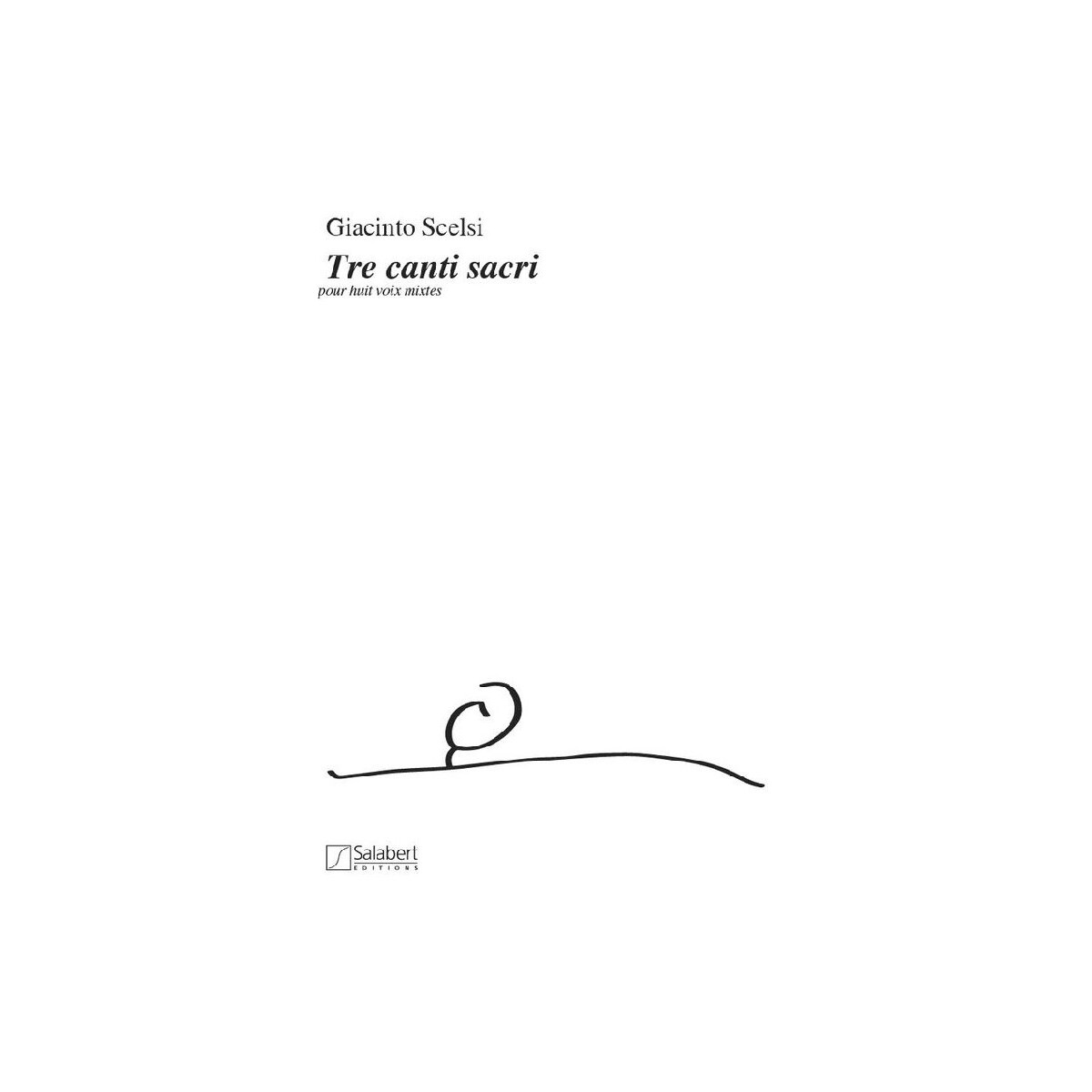 3 canti sacri pour 8 voix mixtes box