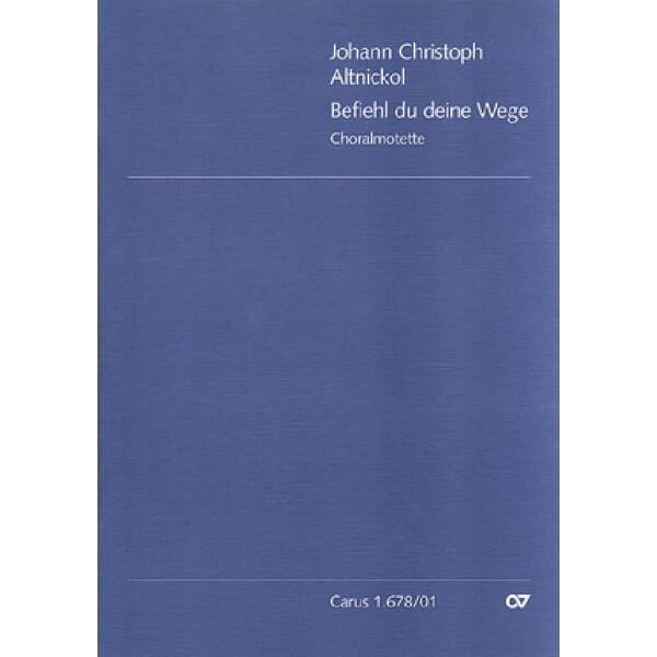 Befiehl du deine Wege