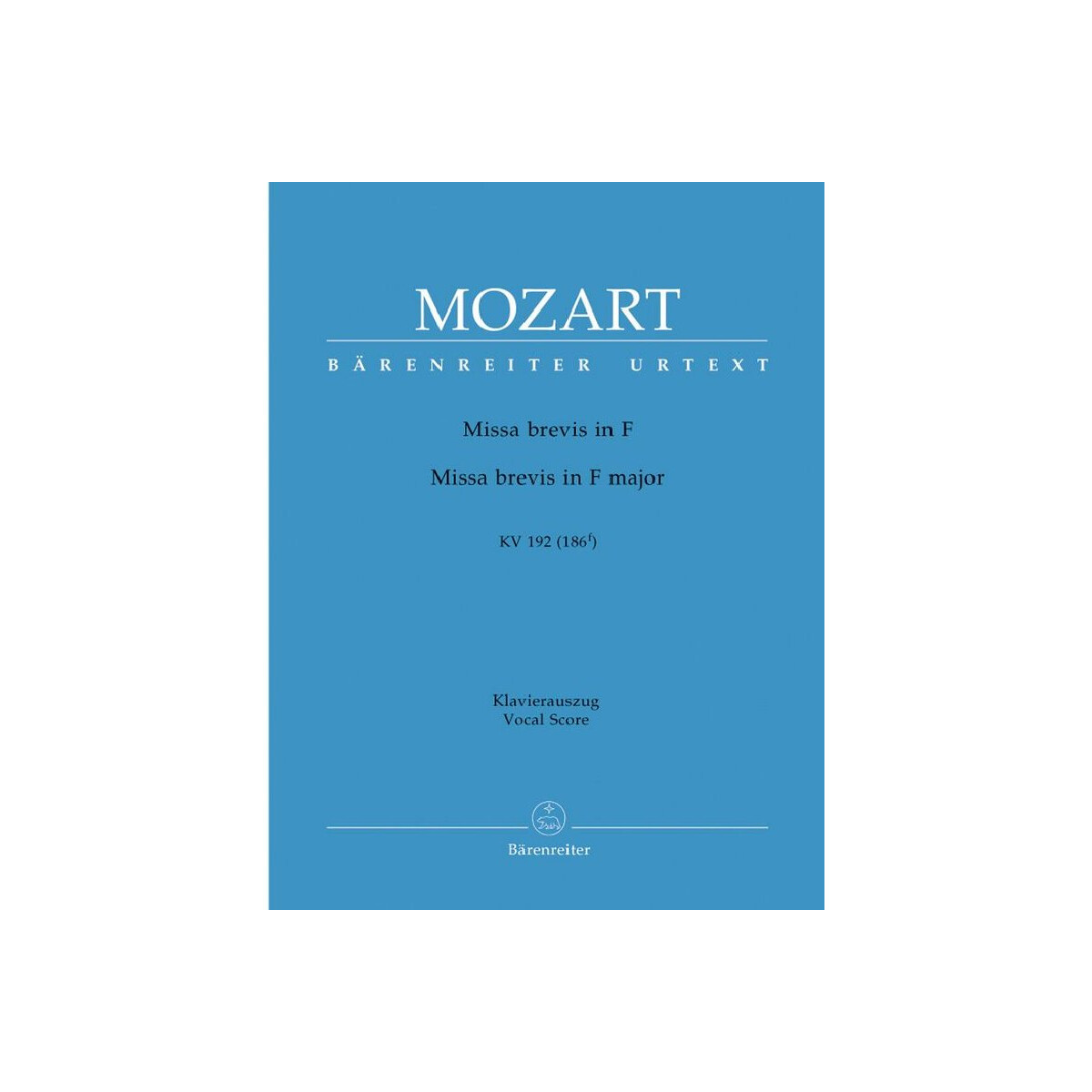 Missa brevis F-Dur KV192 für Soli, box