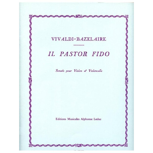 Il pastor fido sonate op.13
