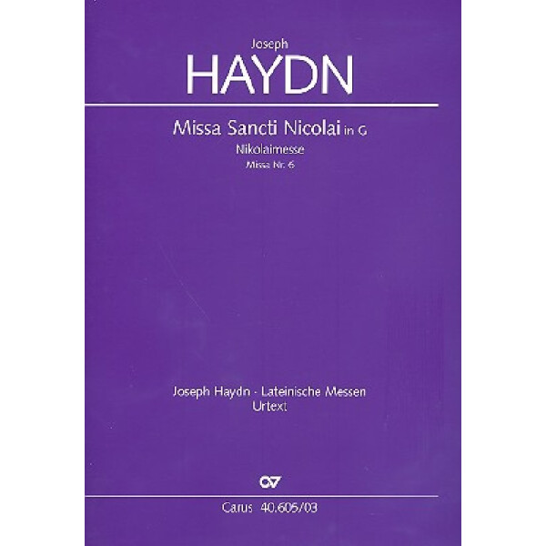 Missa sancti Nicolai G-Dur