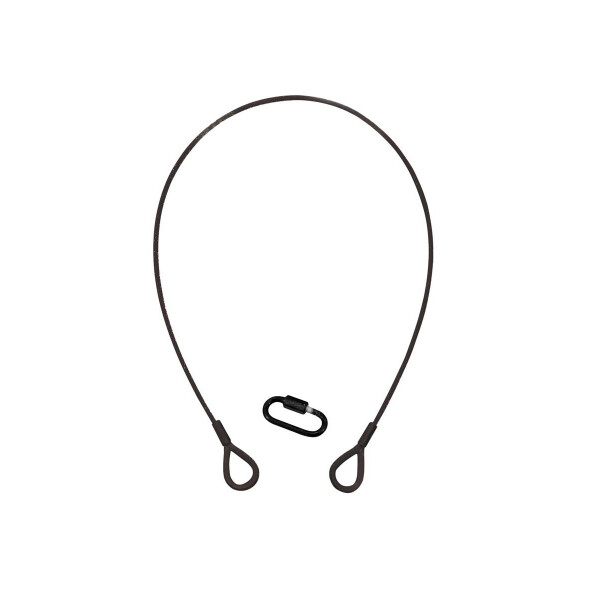 Eurolite safety rope A 3x600mm up to 5kg, black