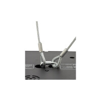 Eurolite safety rope A 3x600mm up to 5kg, black