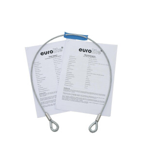 Eurolite safety rope AG-5 3x600mm up to 5kg sil