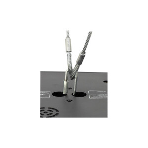 Eurolite safety rope AG-5 3x600mm up to 5kg sil