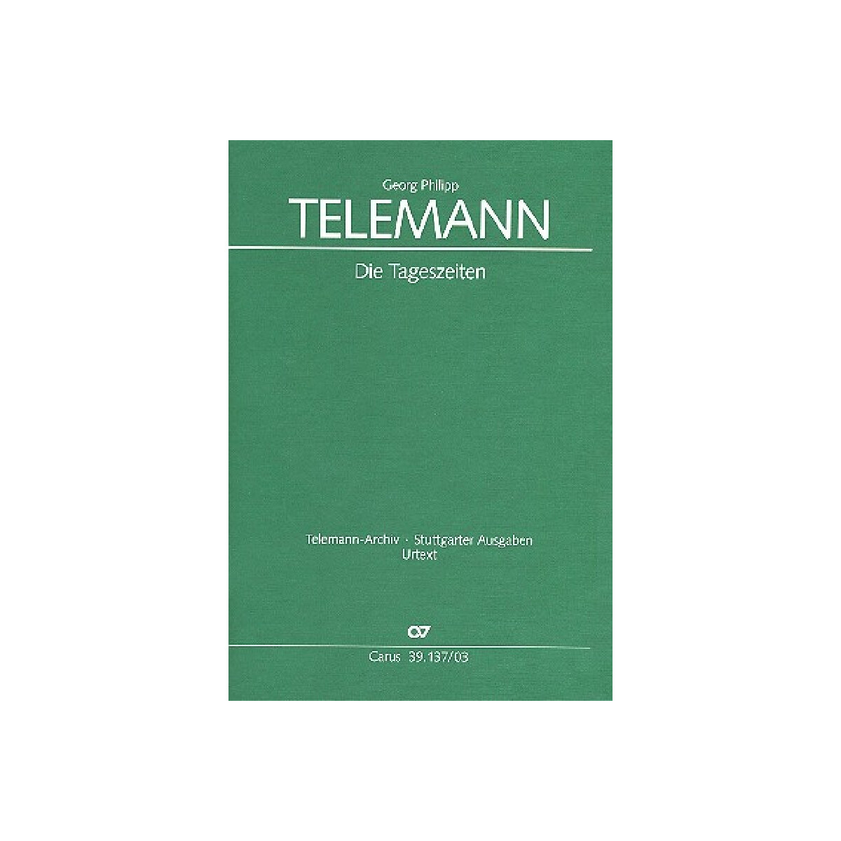 Die Tageszeiten TWV20:39