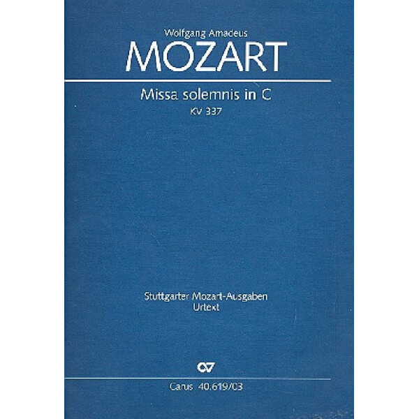 Missa solemnis C-Dur KV337 für
