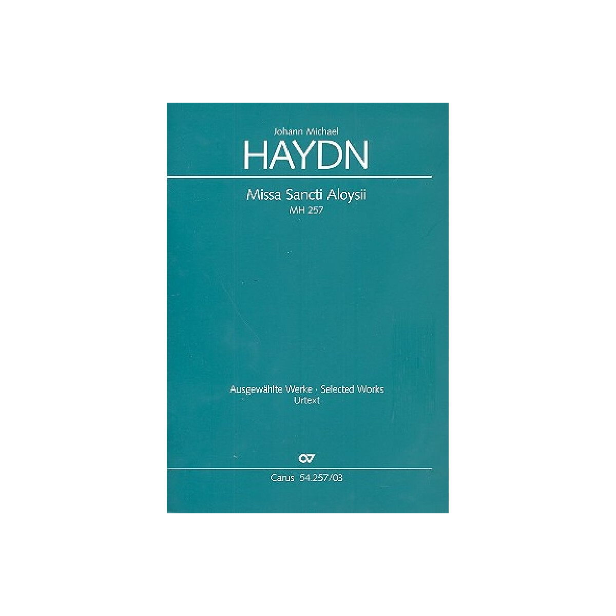 Missa Sancti Aloysii MH257