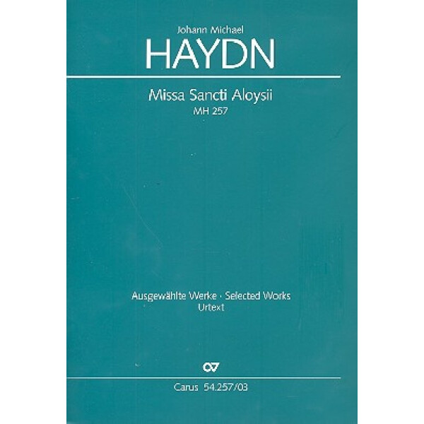 Missa Sancti Aloysii MH257