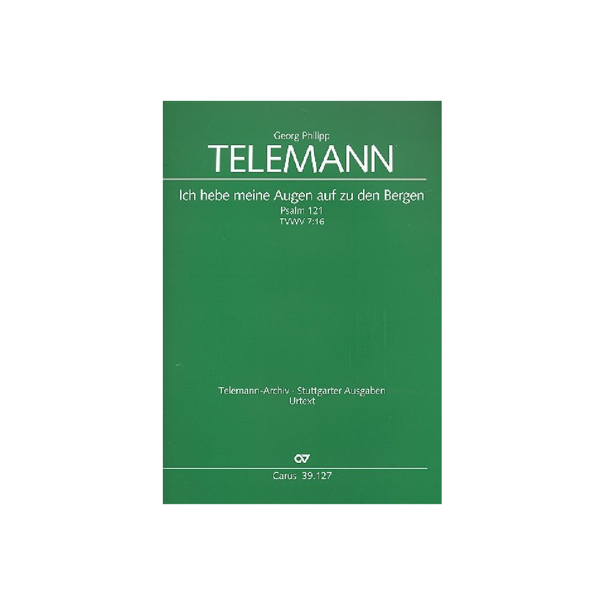 Ich hebe meine Augen auf zu den Bergen TWV7:16