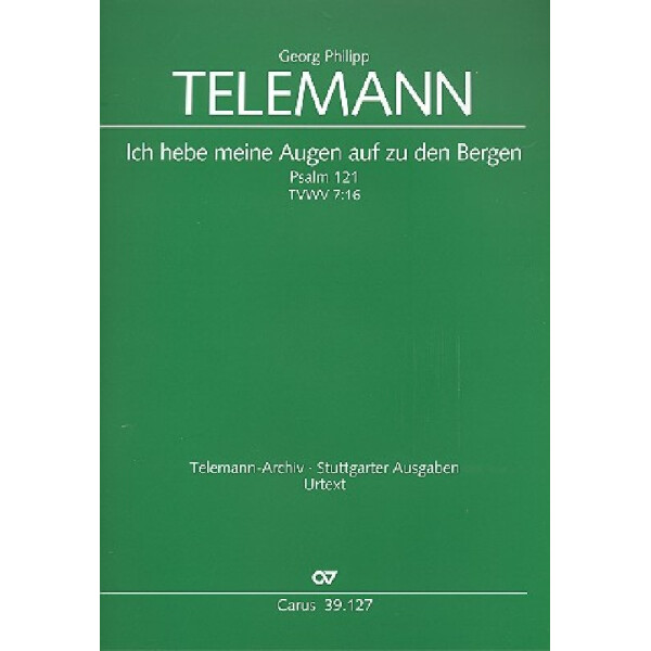 Ich hebe meine Augen auf zu den Bergen TWV7:16