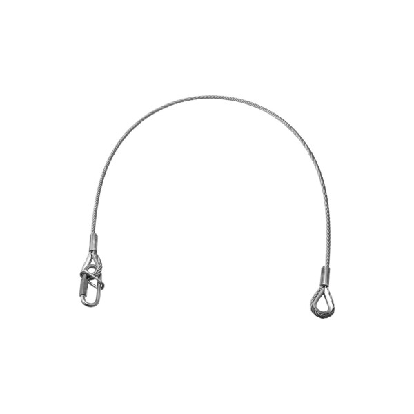 Eurolite safety rope UNV-5 3x600mm up to 5kg sil