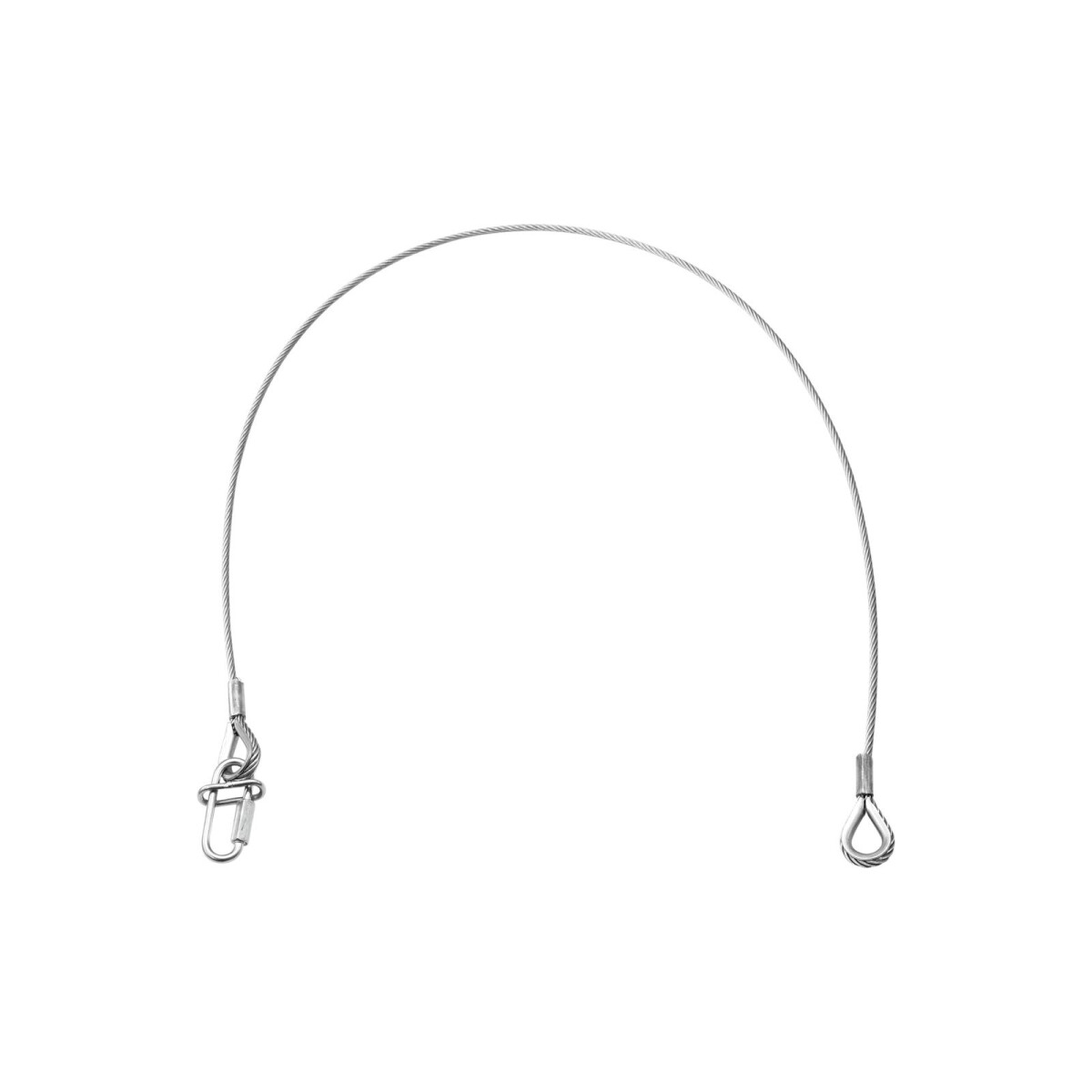 Eurolite safety rope UNV-35FB 6x1000mm up to 35kg sil