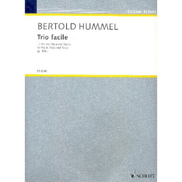 Trio facile op.101a für Violine,