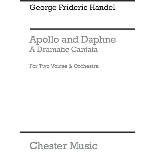 Apollo and Daphne HWV122 a dramatic cantata