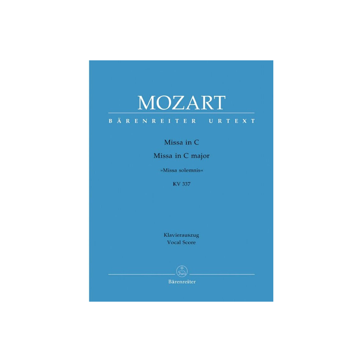 Missa solemnis C-Dur KV337 box