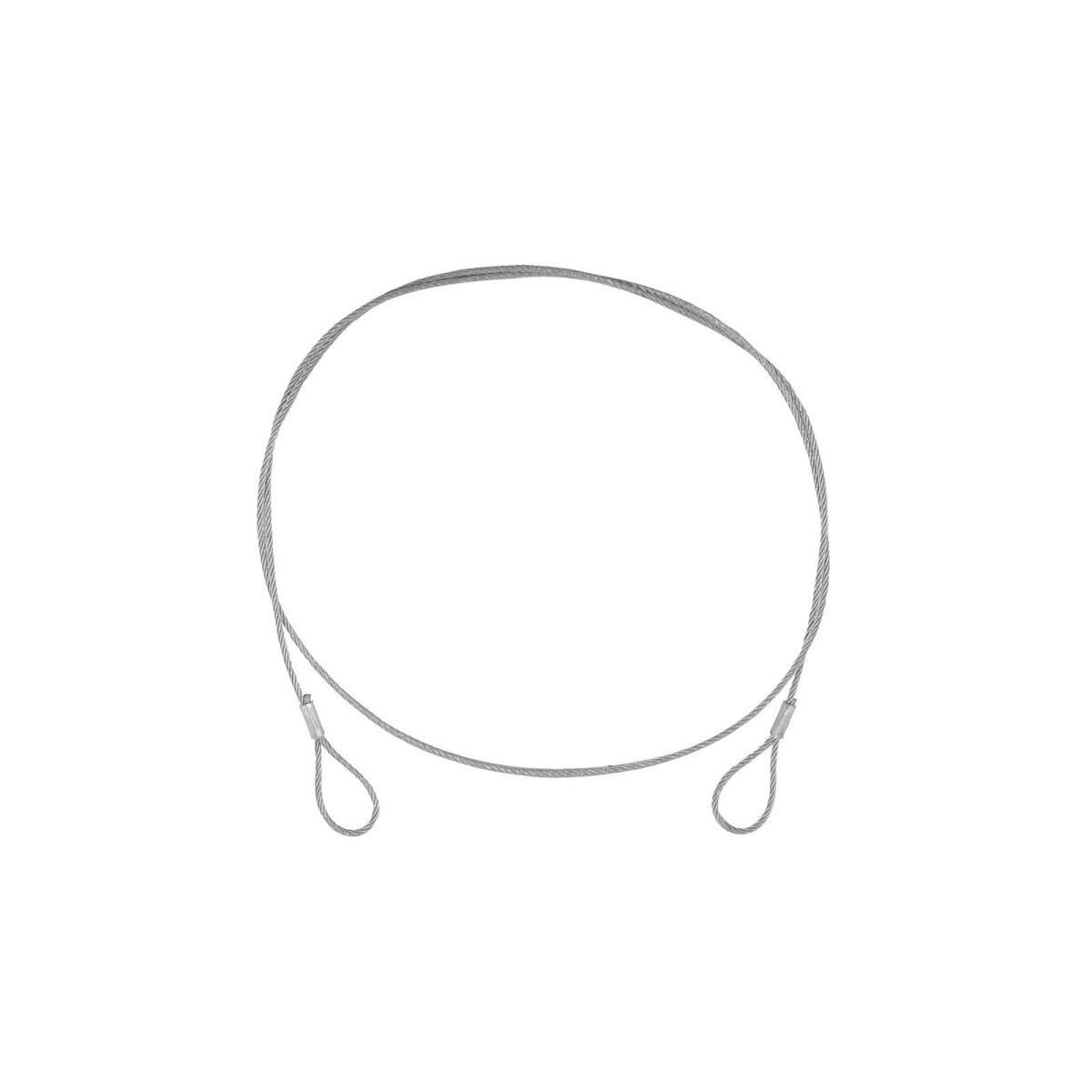 Eurolite steel cable (FC) 900x3mm silver without connector