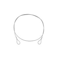 Eurolite steel cable (FC) 900x3mm silver without connector