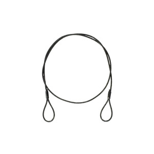Eurolite Stahlseil (SC) 900x3mm schwarz ohne Verbinder