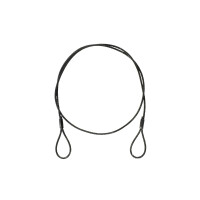 Eurolite Stahlseil (SC) 900x3mm schwarz ohne Verbinder