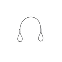 Eurolite steel cable (SC) 400x4mm silver without connector