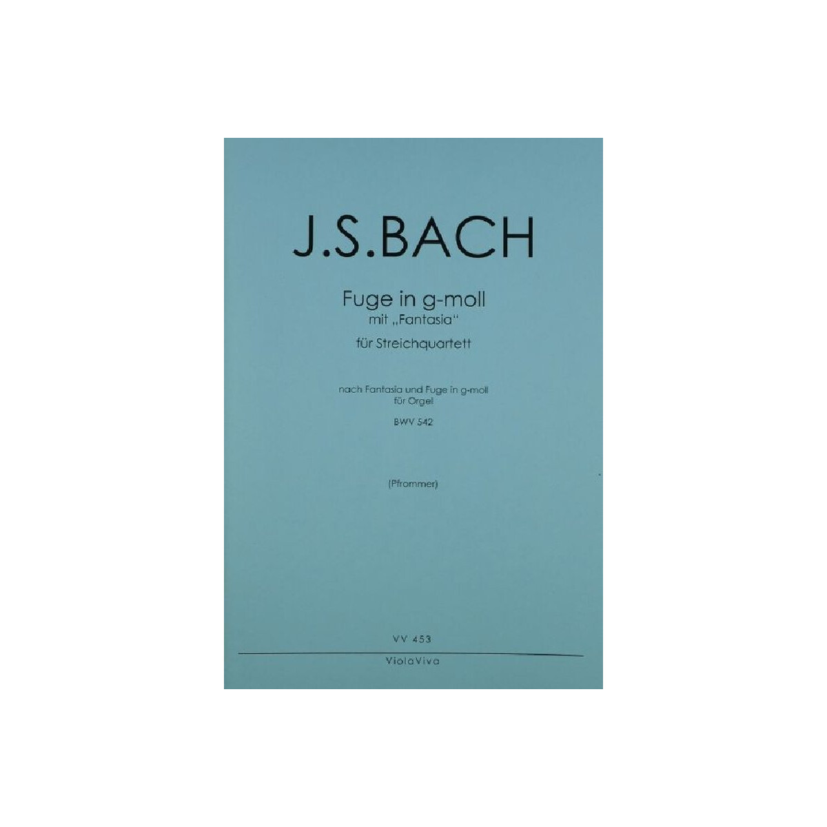 Präludium und Fuge g-Moll BWV542 f& box
