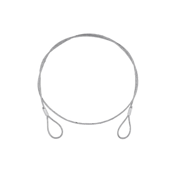 Eurolite steel cable (SC) 900x4mm silver without connector