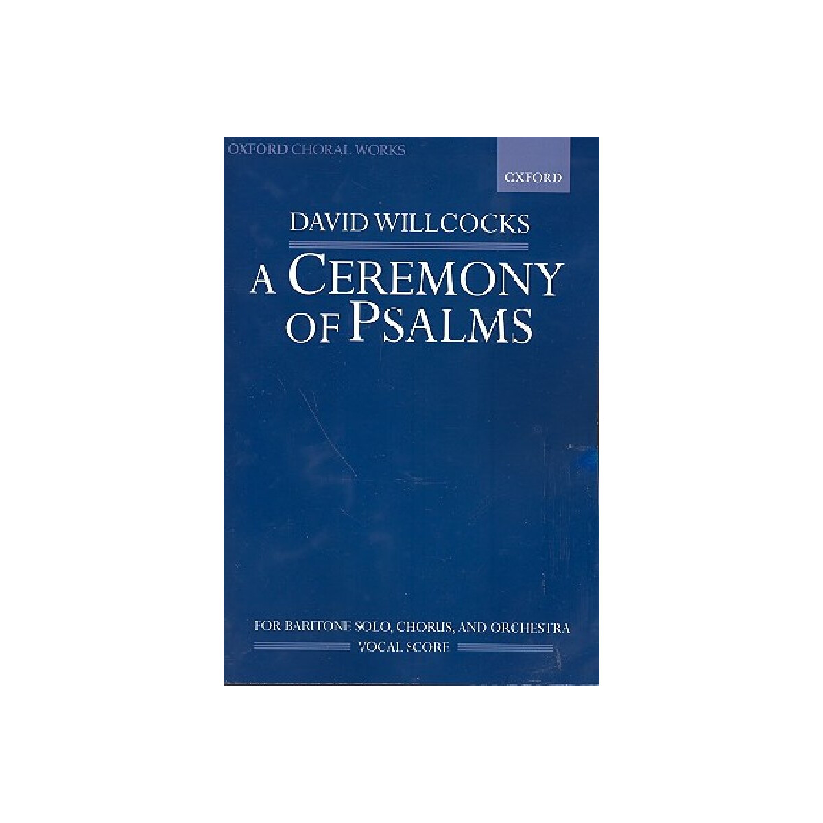 A Ceremony of Psalms for baritone, box