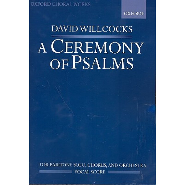A Ceremony of Psalms for baritone,