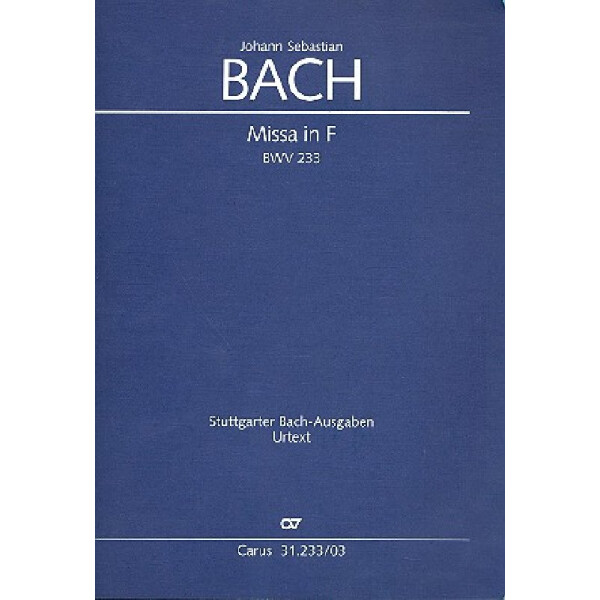Missa F-Dur BWV233